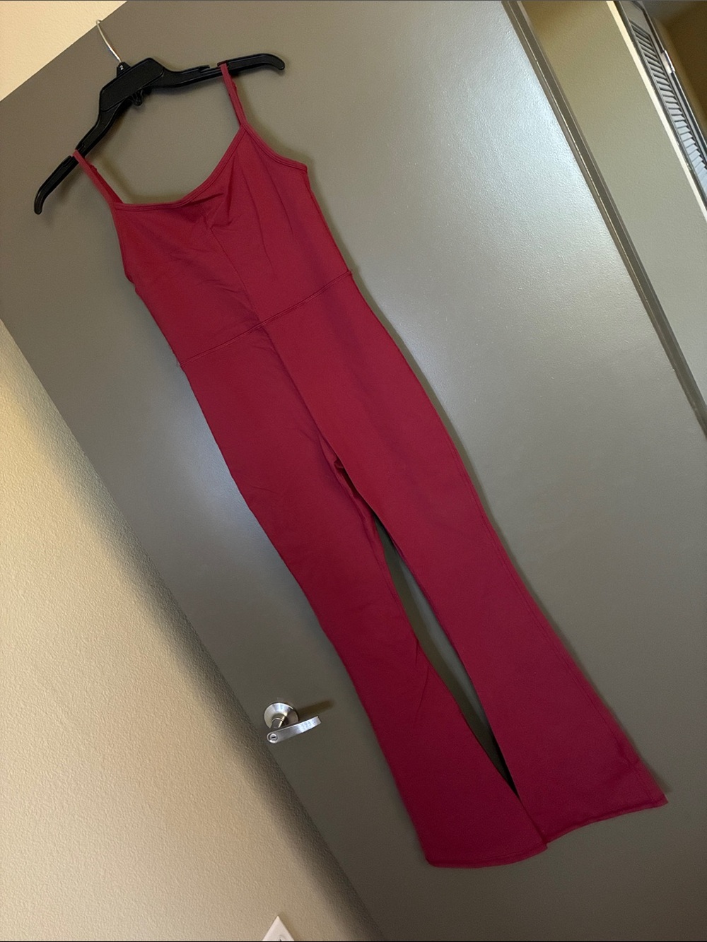 Women's Burgundy Jumpsuit